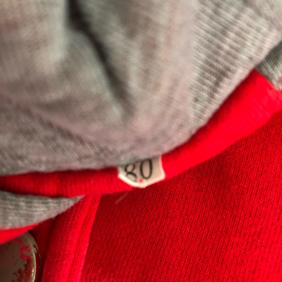 Red Bunny Ears Coat Jacket Sweater Baby Girl’s - Picture 5 of 7